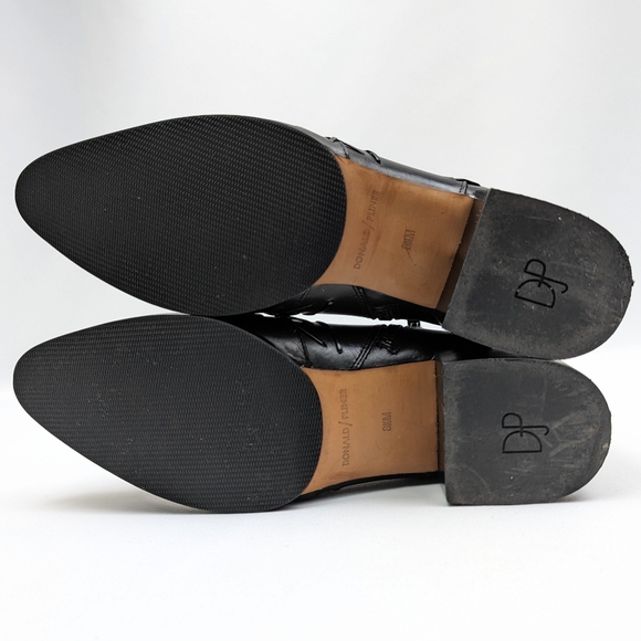 Donald J. Pliner Bowery Chelsea Bootie Whipstitched Calf Leather Black size 8.5 - Picture 12 of 15